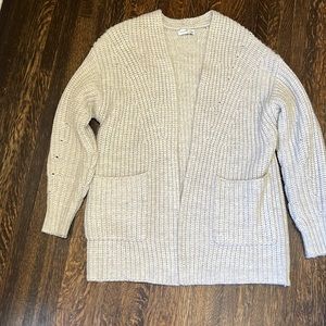 Like new beige cardigan size small